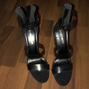 Fashion Nova Transparent Heels 👠